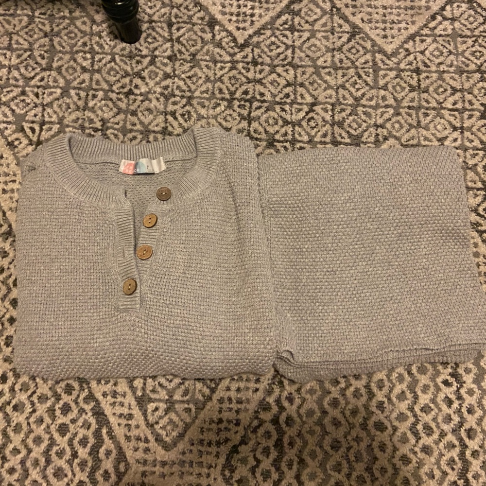 Free People Hailee Sweater Set Grey